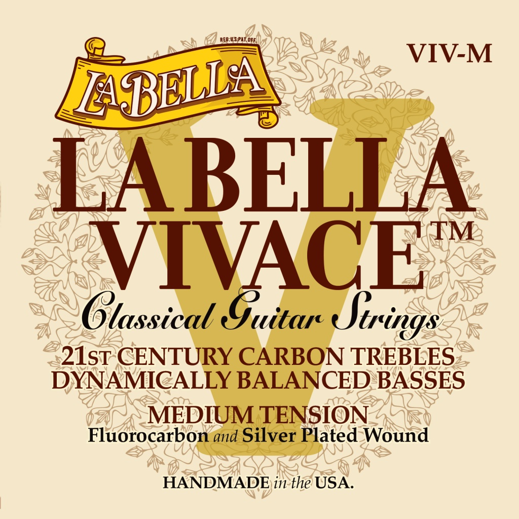 La Bella VIV-M Vivace Комплект струн для классической гитары