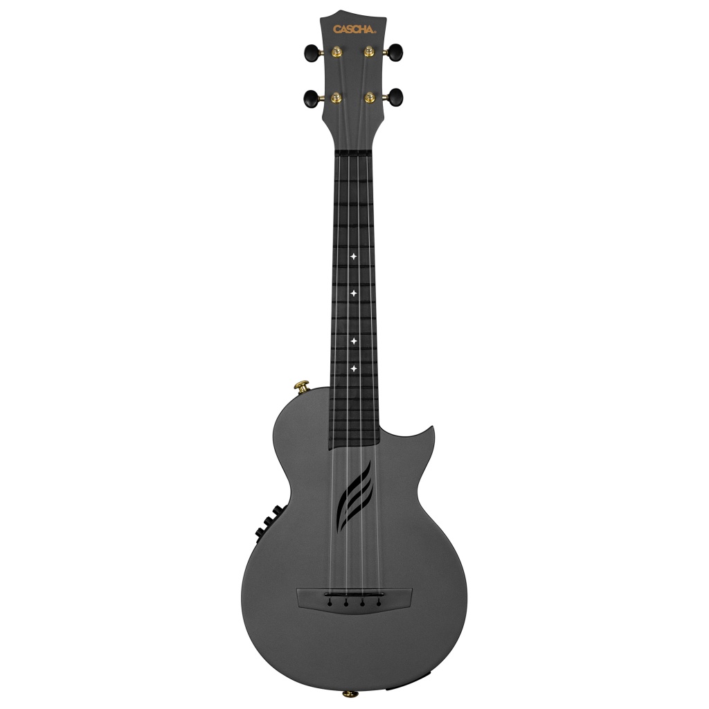 Cascha HH-2258E Carbon Fibre Укулеле концертный со звуксонимателем