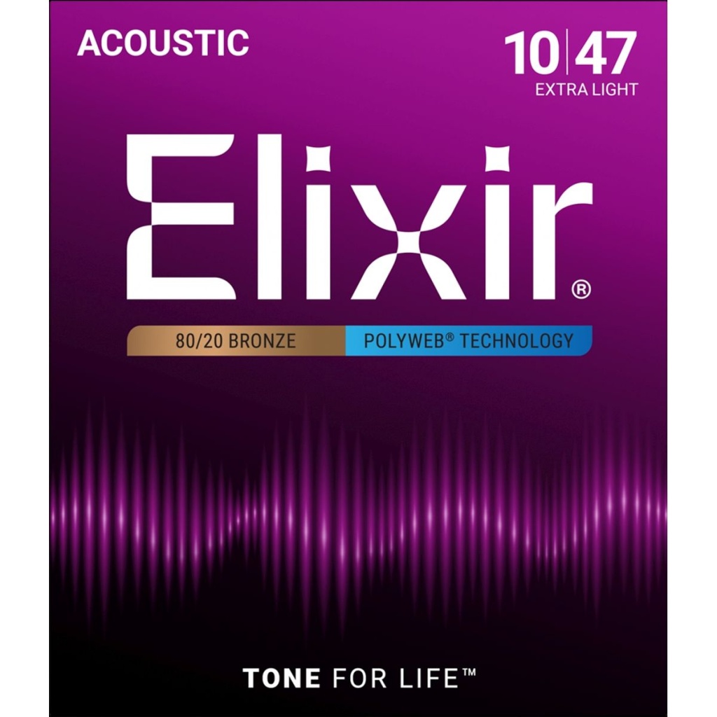 Elixir 11000 POLYWEB Комплект струн для акустической гитары