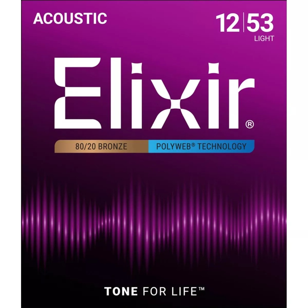 Elixir 11050 POLYWEB Комплект струн для акустической гитары