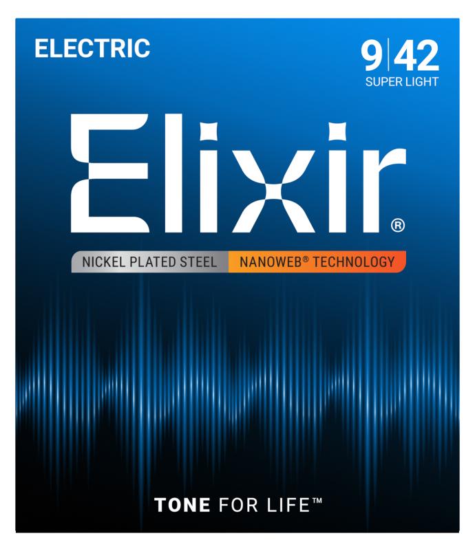 Elixir 12002 NANOWEB Комплект струн для электрогитары
