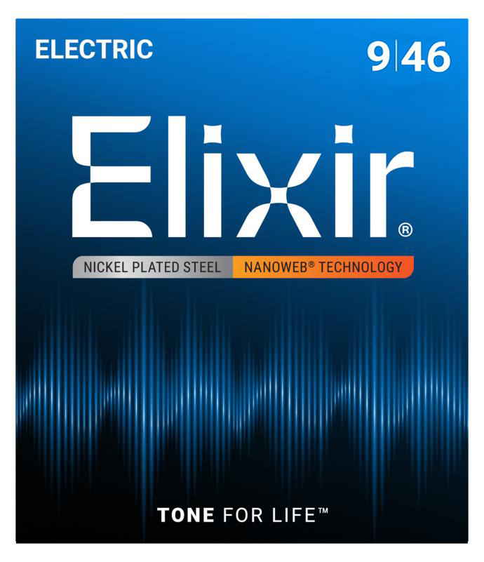 Elixir 12027 NANOWEB Комплект струн для электрогитары