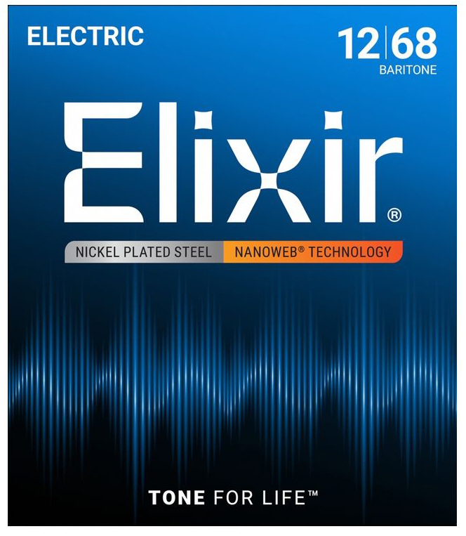 Elixir 12302 NANOWEB Комплект струн для электрогитары