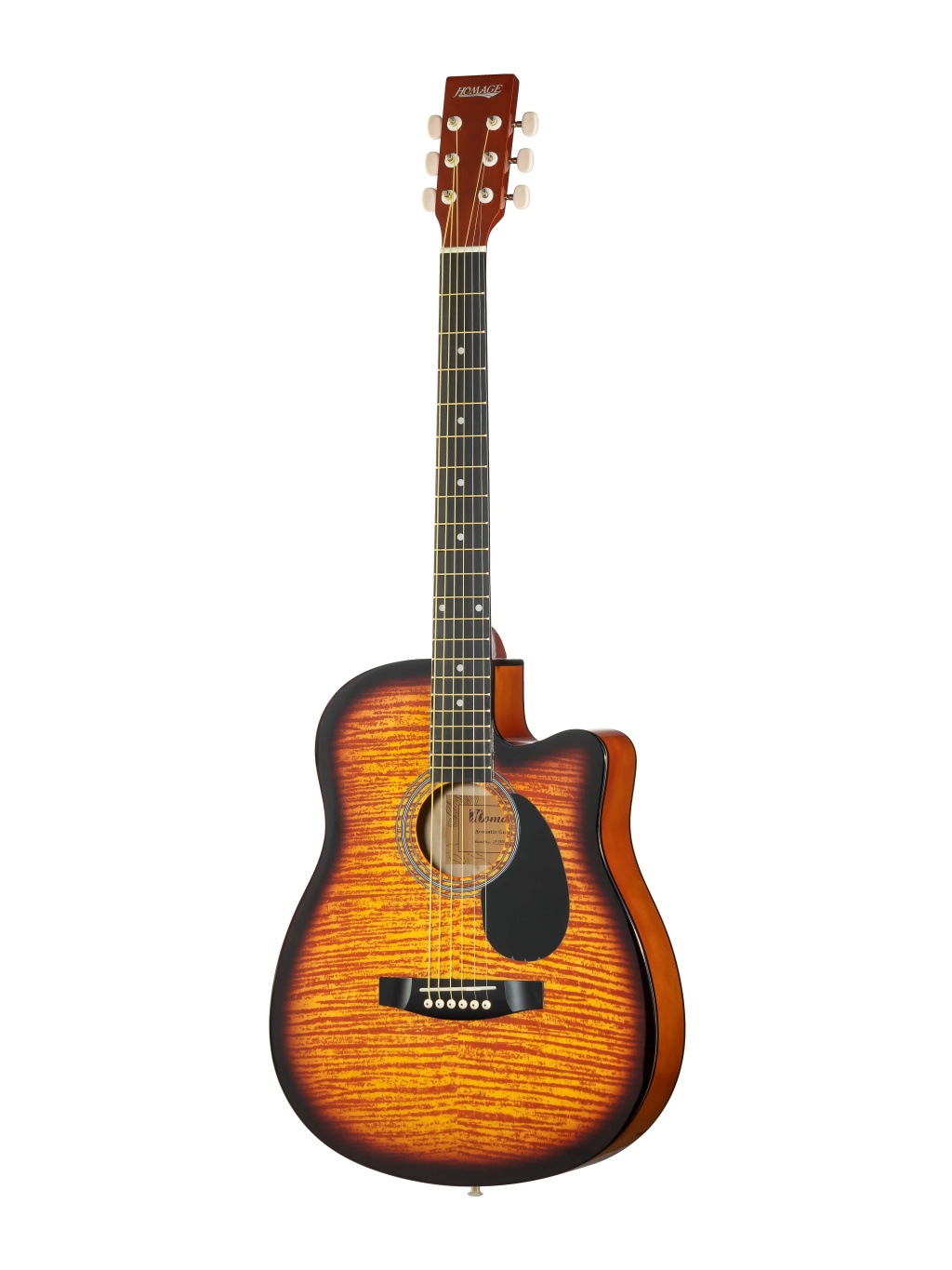 Homage LF-3800CT-SB Фольковая гитара вырез HOMAGE