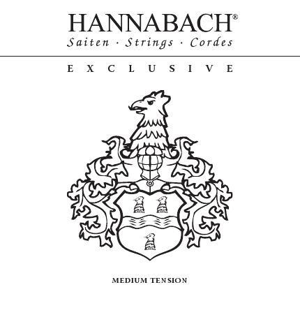 Hannabach EXCLMT Exclusive Black Комплект струн для классической гитары