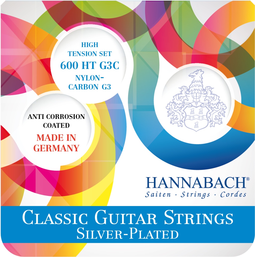 Hannabach 600HT-G3C Silver-Plated Комплект струн для классической гитары