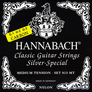 Hannabach 815MTC CARBON Black SILVER SPECIAL Комплект струн для классической гитары