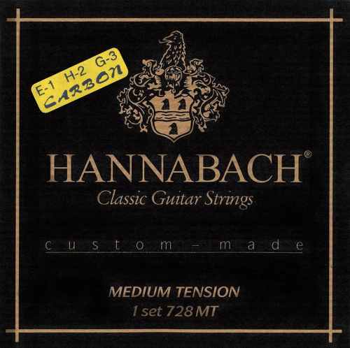 Hannabach 728MTC CARBON Custom Made Комплект струн для классической гитары