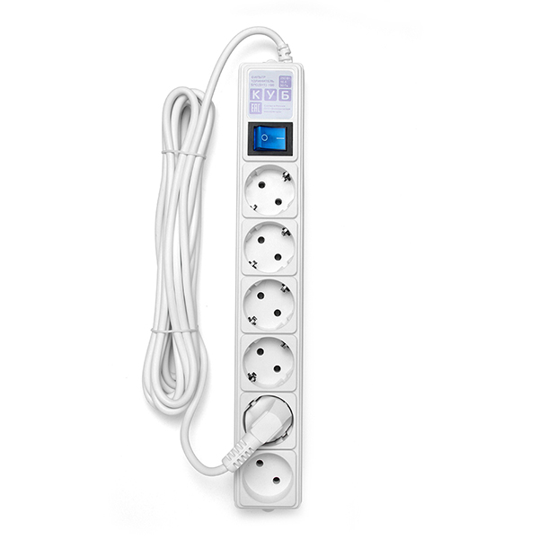 Power Cube SPG(5+1)-16B-5М PowerCube Фильтр-удлинитель 5м 16А/3