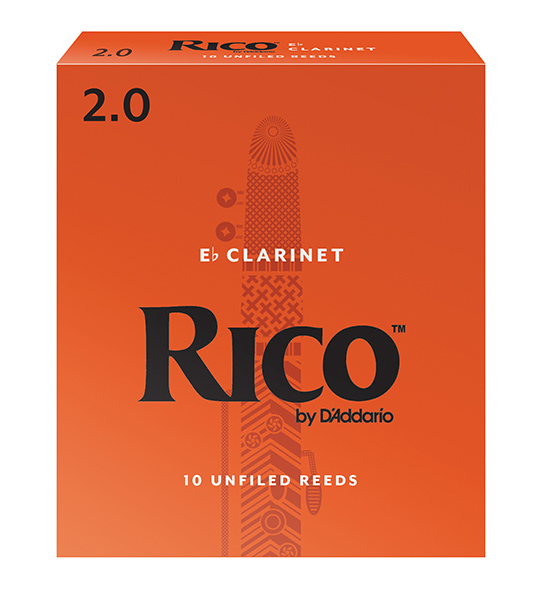 D'Addario Woodwinds Rico RBA1020 Rico Трости для кларнета Eb
