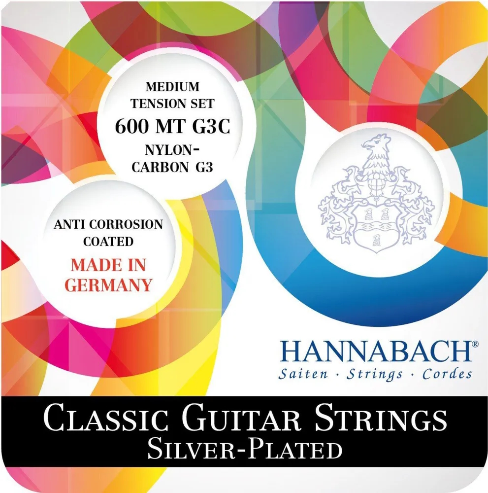 Hannabach 600MT-G3C Silver-Plated Комплект струн для классической гитары