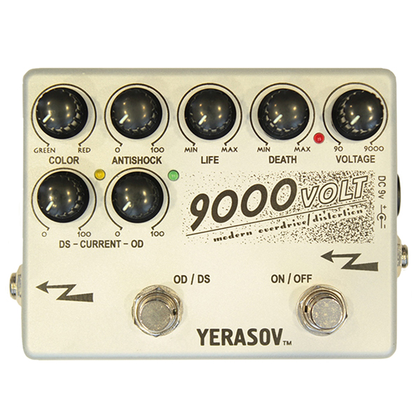 Yerasov 9000-Volt Modern Overdrive/Distortion Педаль эффектов