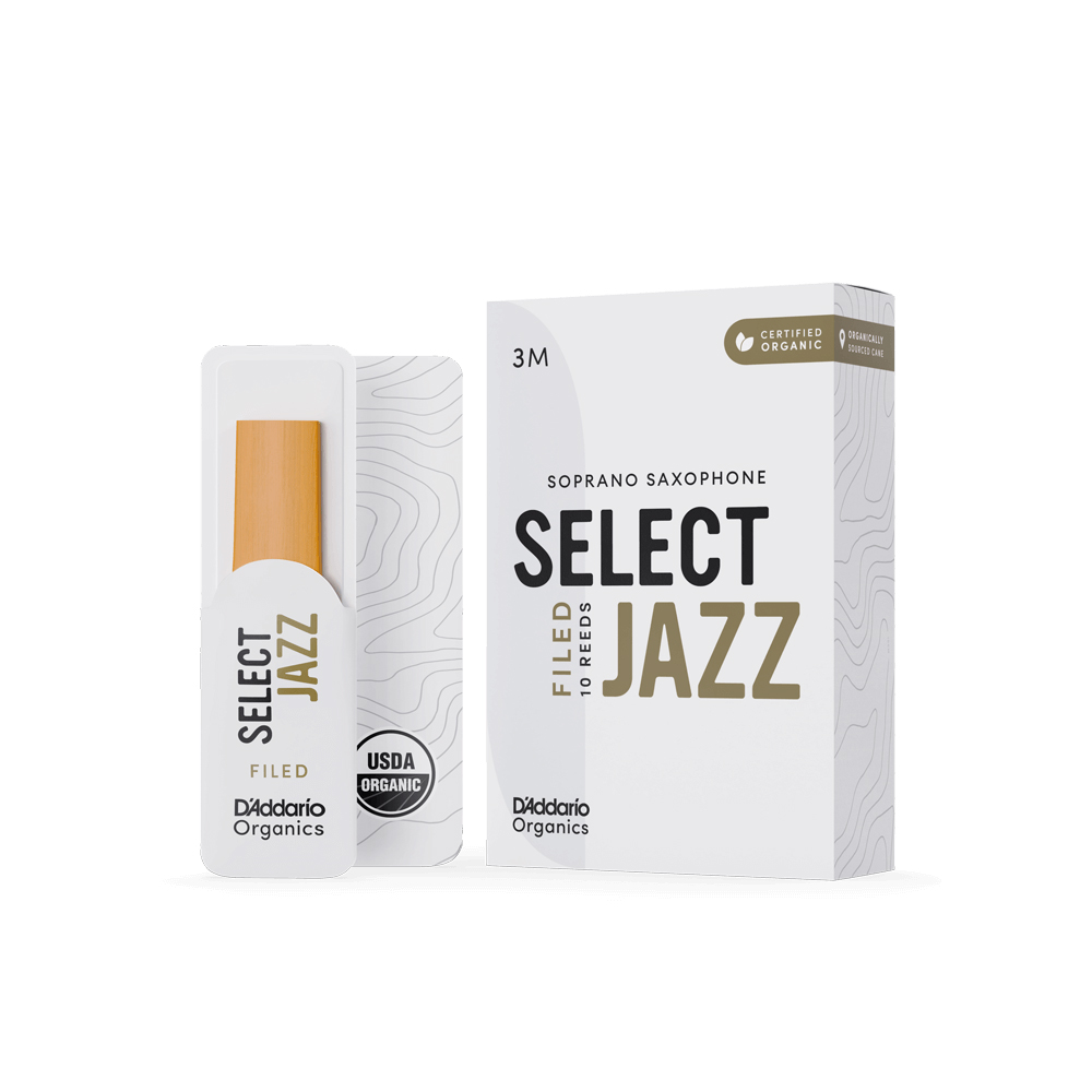 D'Addario ORSF10SSX3M Organic Select Jazz Filed Трости для саксофона сопрано