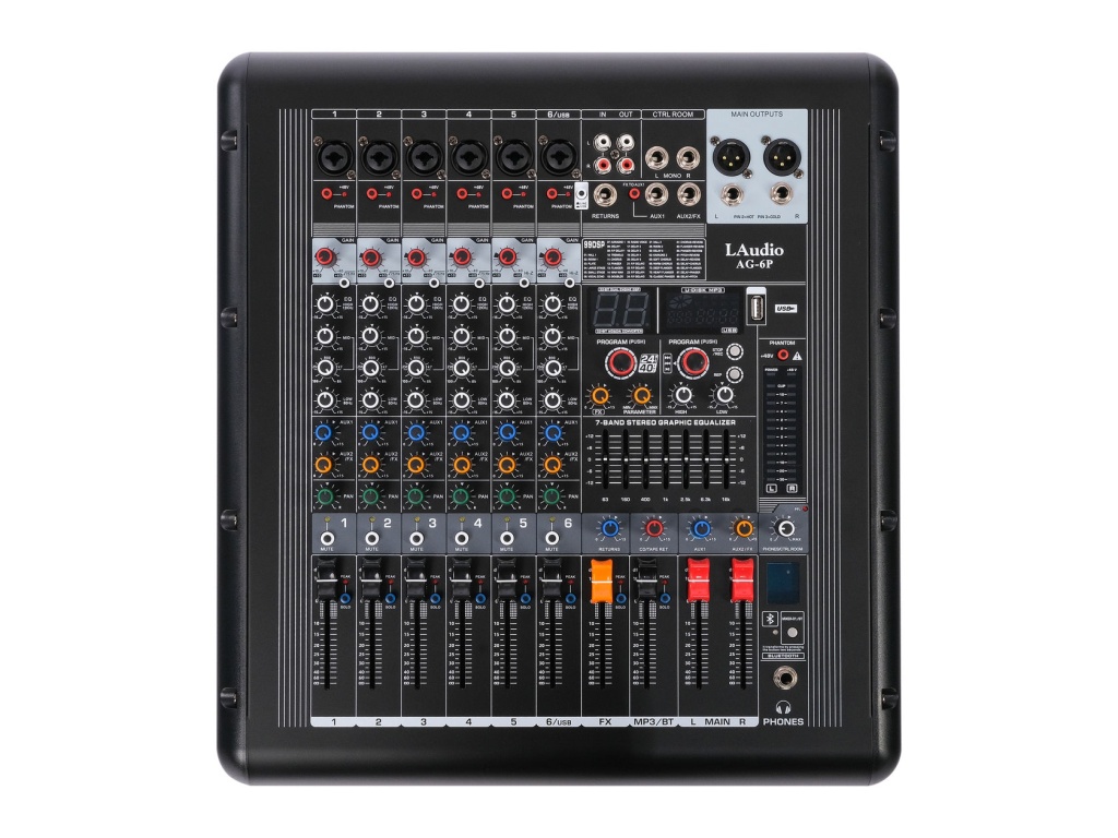 LAudio AG-6P Активный Микшерный пульт