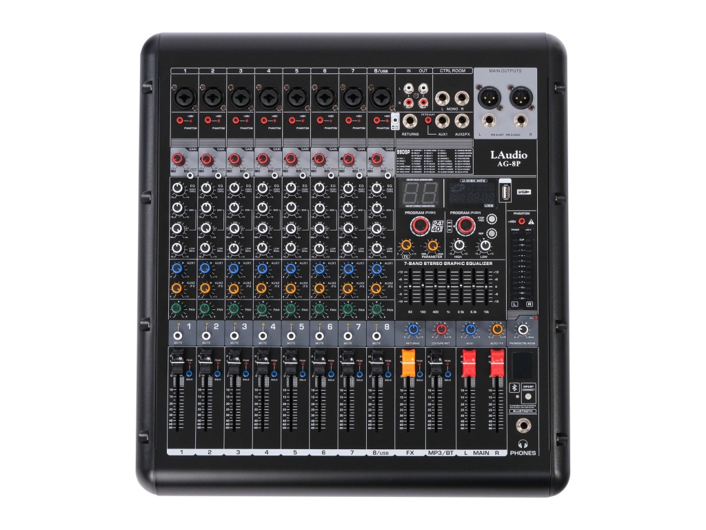 LAudio AG-8P Активный Микшерный пульт