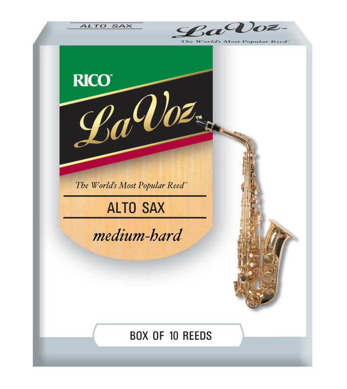 D'Addario Woodwinds Rico RJC10MH La Voz Трости для саксофона альт