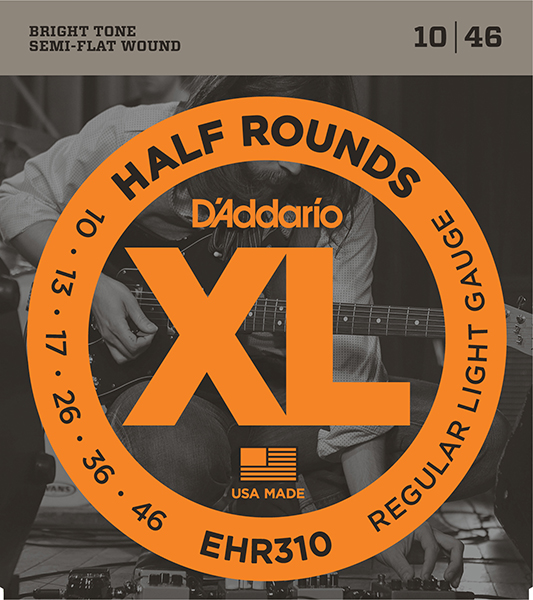 D'Addario EHR310 Half Round Комплект струн для электрогитары