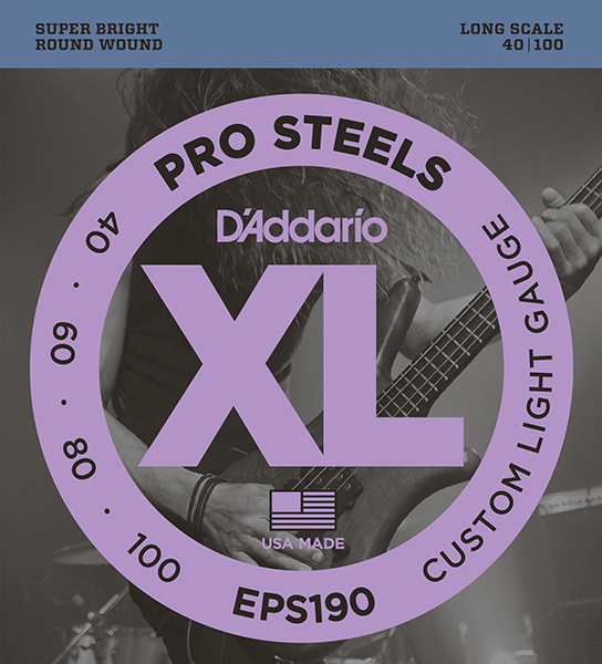D'Addario EPS190 ProSteels Комплект струн для бас-гитары