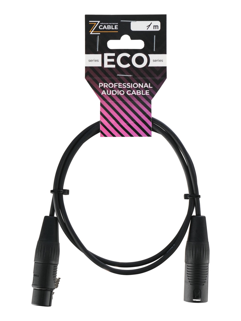 ZZcable E14-XLR-M-F-0100-0 Кабель микрофонный 1м