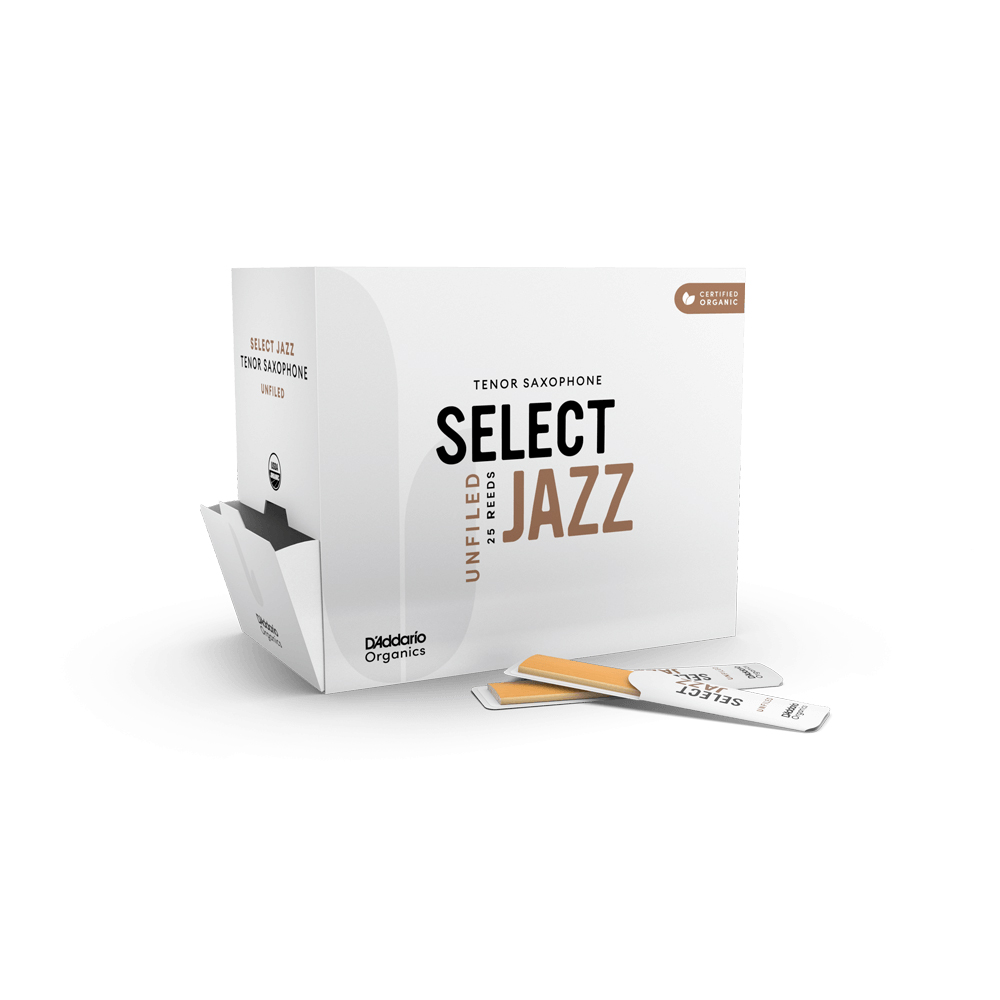 D'Addario ORRS01TSX2H-B25 Organic Select Jazz Unfiled Трости для саксофона тенор