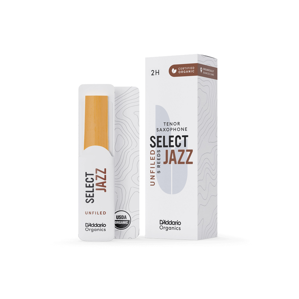 D'Addario ORRS05TSX2H Organic Select Jazz Unfiled Трости для саксофона тенор