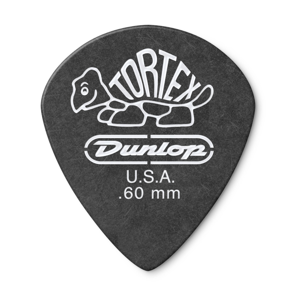 Dunlop 482P.60 Tortex Pitch Black Jazz III Медиаторы 12шт