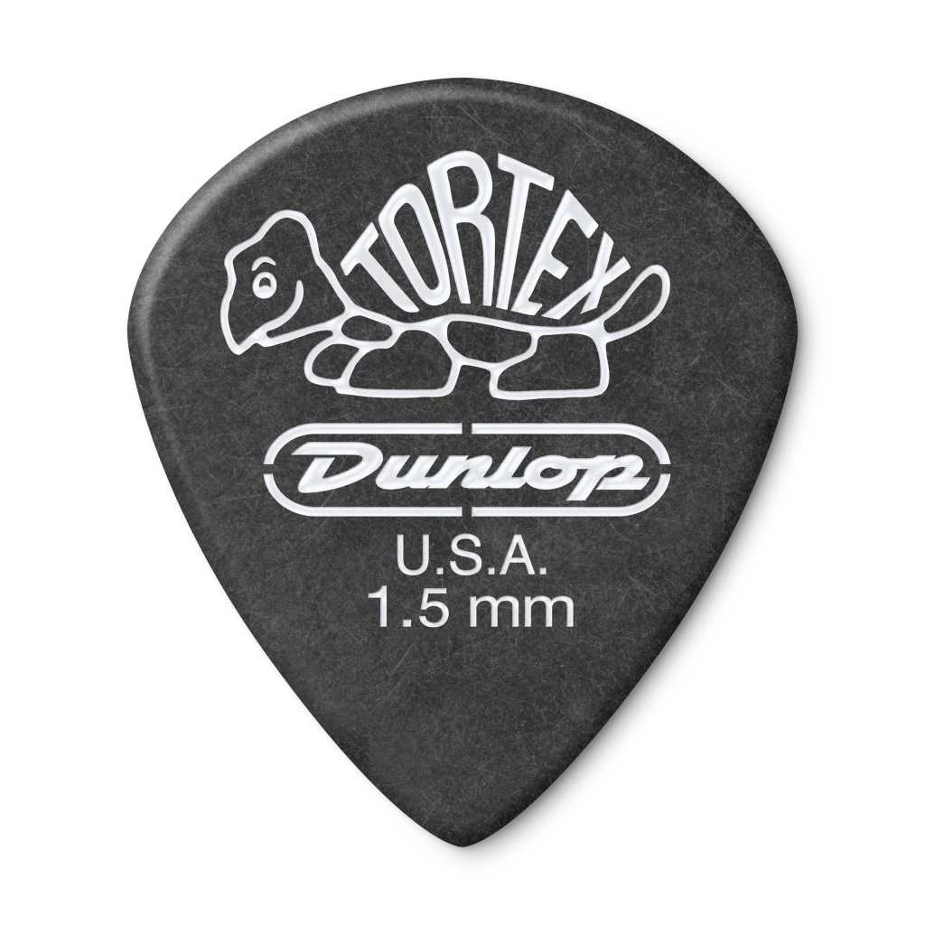 Dunlop 482P1.50 Tortex Pitch Black Jazz III Медиаторы 12шт