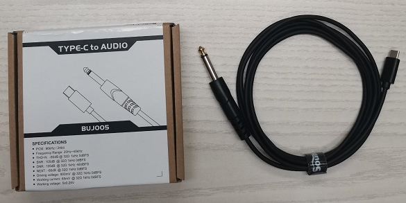 Soundking BUJ005(1.5m) Кабель акустический Type-C-6.35мм