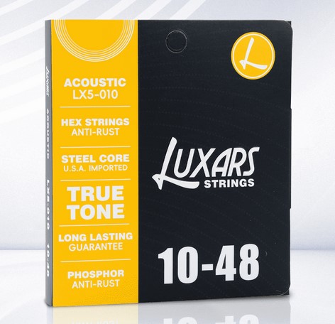 Luxars LX5-010 Комплект струн для акустической гитары