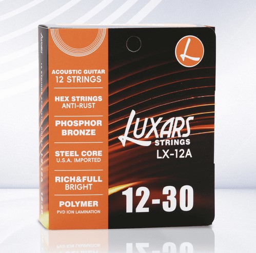 Luxars LX12-A Комплект струн для 12-струнной акустической гитары