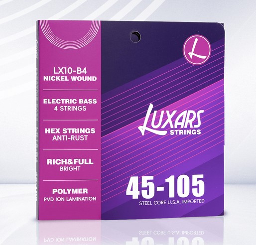Luxars LX10-B4 Комплект струн для бас-гитары
