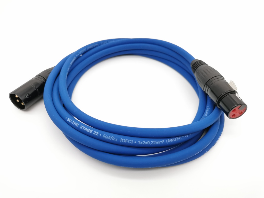 ZZcable E1-XLR-M-F-0100-6 Кабель микрофонный 1м
