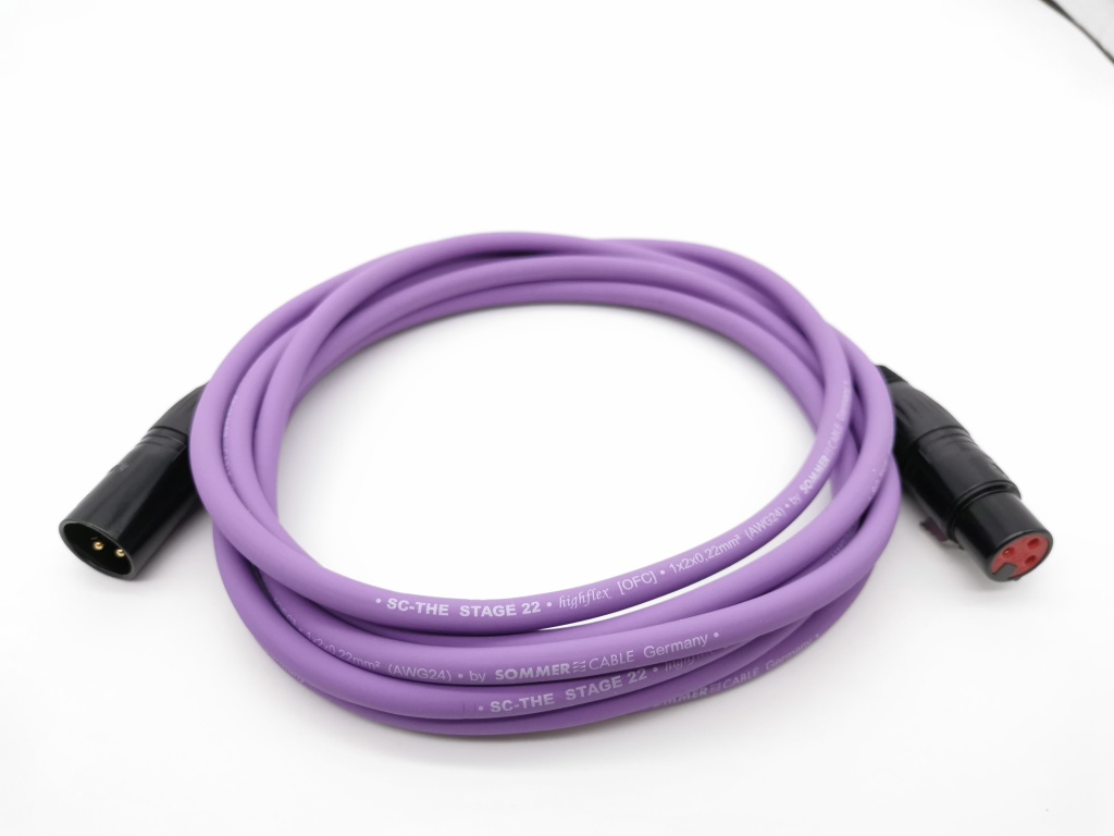 ZZcable E1-XLR-M-F-0100-7 Кабель микрофонный 1м