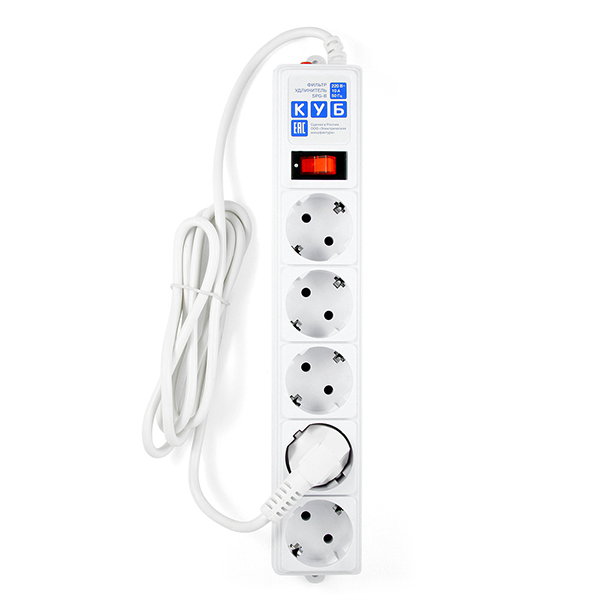 Power Cube SPG-B-6-WHITE PowerCube Фильтр-удлинитель 1.9м 10А/2
