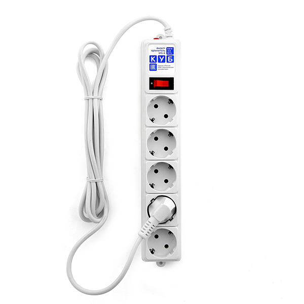 Power Cube SPG-B-10-WHITE PowerCube Фильтр-удлинитель 3.0м 10А/2