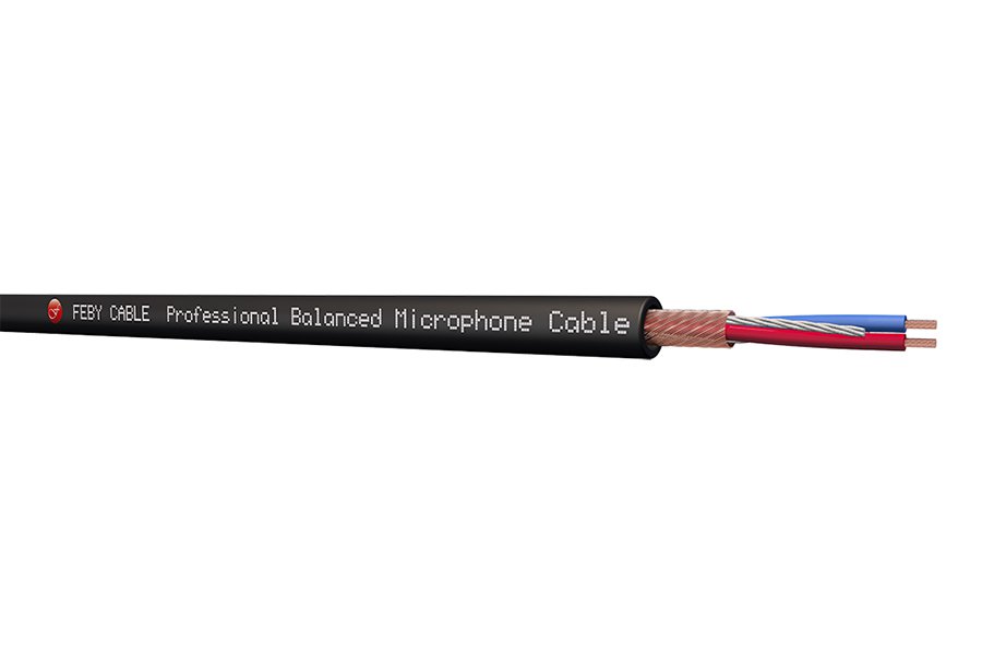 Feby Cable FC250BK-100 Кабель микрофонный балансный