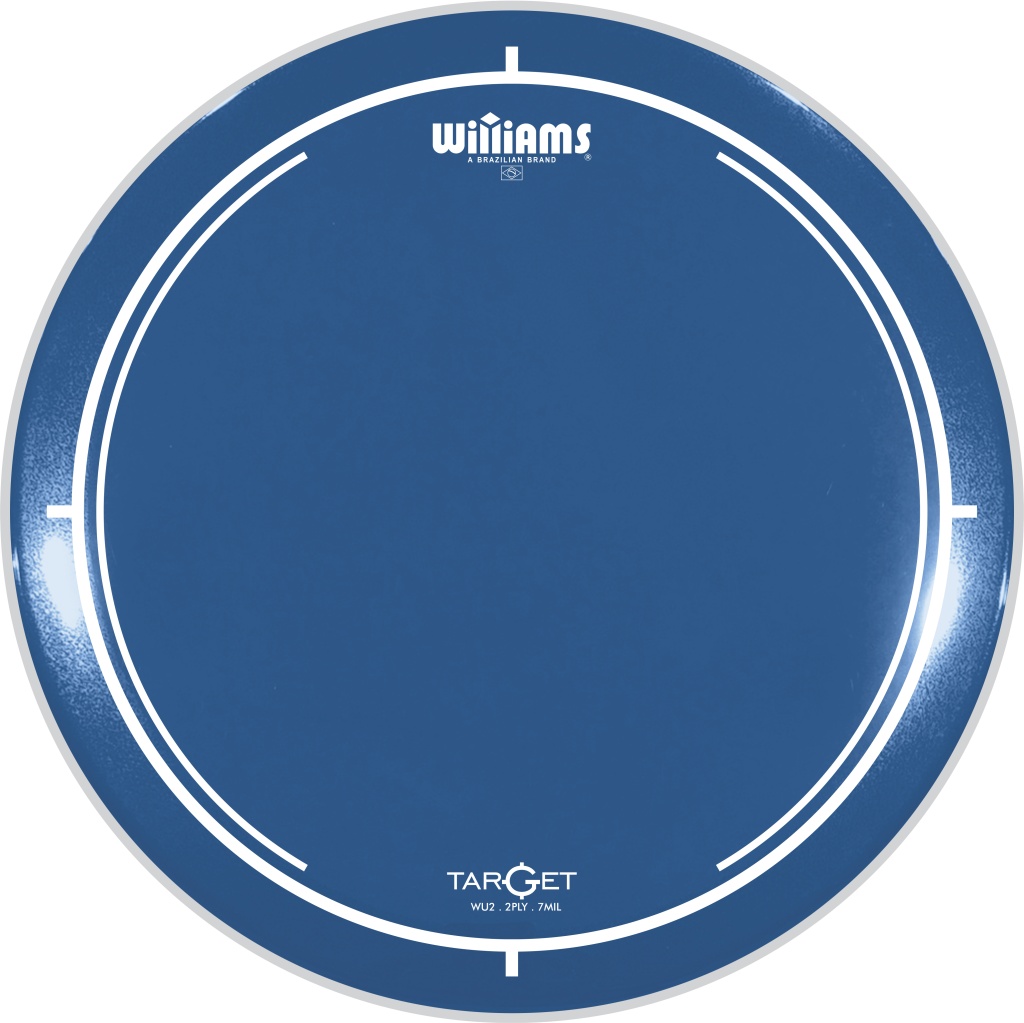 Williams WU2-7MIL-20 Target Series Blue Пластик для бас-барабана 20