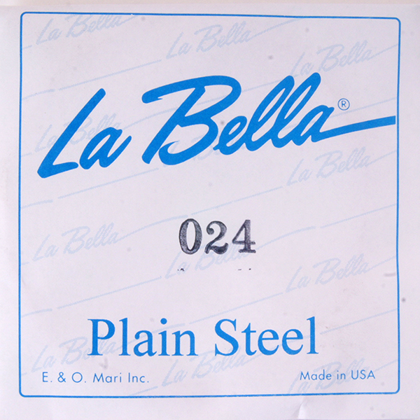 La Bella PS024 Отдельная стальная струна без оплетки