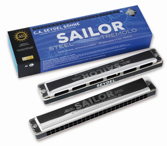Seydel Sohne 26480C Sailor Steel C Губная гармошка тремоло