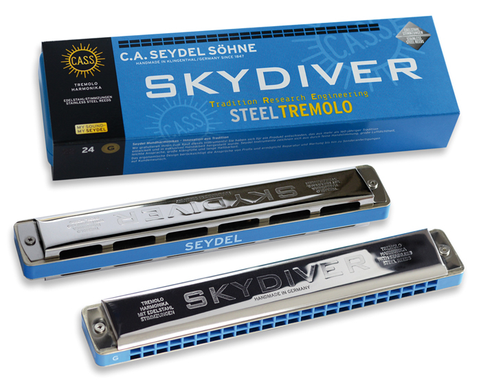 Seydel Sohne 25480G Skydiver G Губная гармошка тремоло