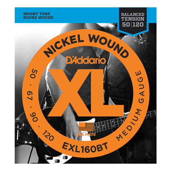 D'Addario EXL160BT Nickel Wound Комплект струн для бас-гитары