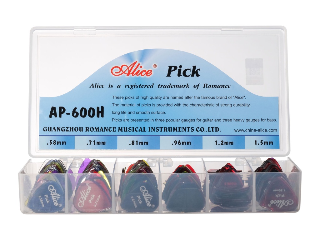 Alice AP-600H Коробка нейлоновых медиаторов