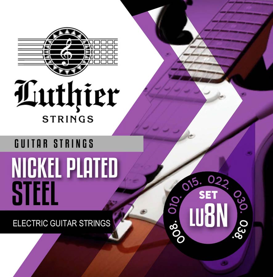 Luthier LU-8N Комплект струн для электрогитары
