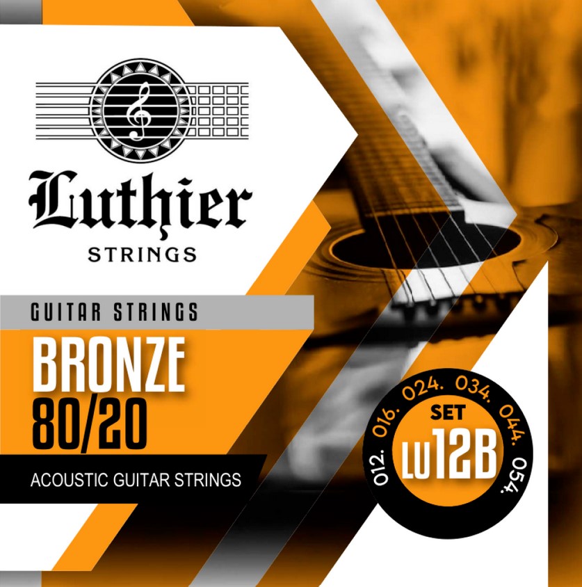 Luthier LU-12B Комплект струн для акустической гитары