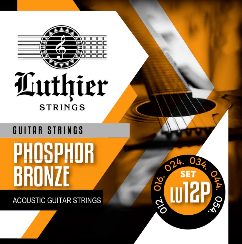 Luthier LU-12P Комплект струн для акустической гитары