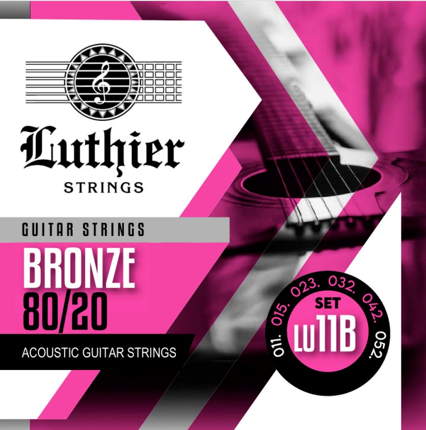 Luthier LU-11B Комплект струн для акустической гитары