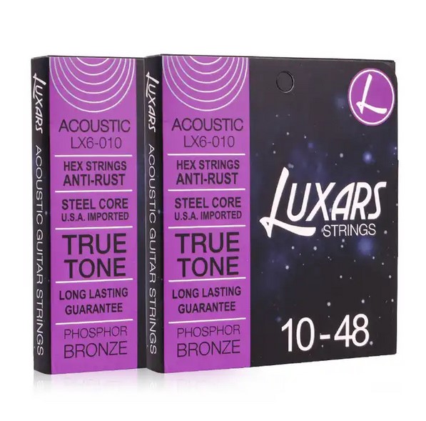 Luxars LX6-010 Комплект струн для акустической гитары