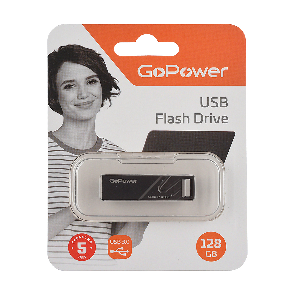 GoPower 00-00025959 Titan Флеш-накопитель 128GB USB3.0