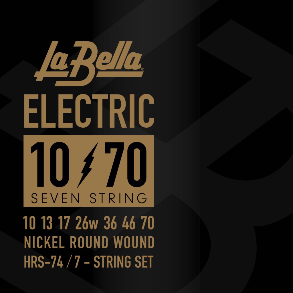 La Bella HRS-74 HRS Комплект струн для 7-струнной электрогитары