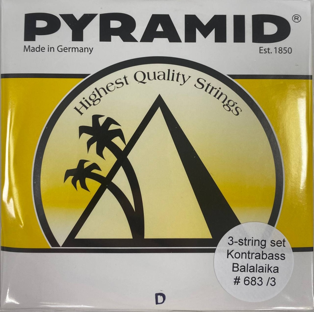 Pyramid 683/3 Комплект струн для балалайки контрабас